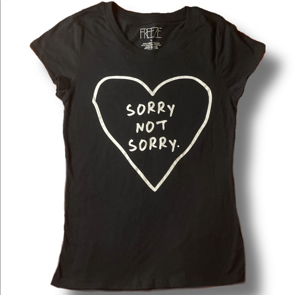 sorry not sorry black shirt